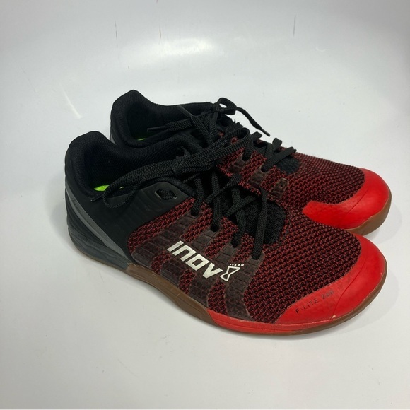 INOV8 F-LITE 250 Knit sneakers black red size 8.5 - Picture 2 of 9